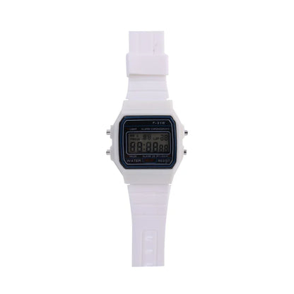 F91W Digital Sports Watch for Men and Women - Waterproof LED Electronic Military-Style Wristwatch