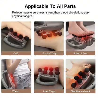 Fascia Gun Muscle Massager – High-Frequency Electric Massage Gun for Back, Shoulders, Legs & Waist, Professional Body Relaxation