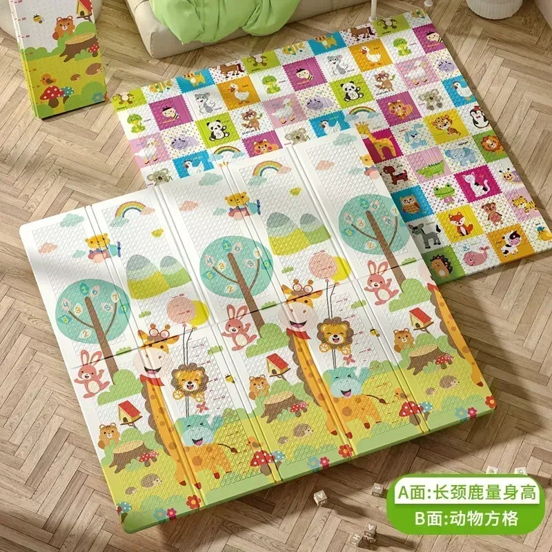 Foldable Baby Play Mat – XPE Kids Crawling Puzzle Carpet, Educational Activity Rug, Children’s Floor Games Blanket Toy