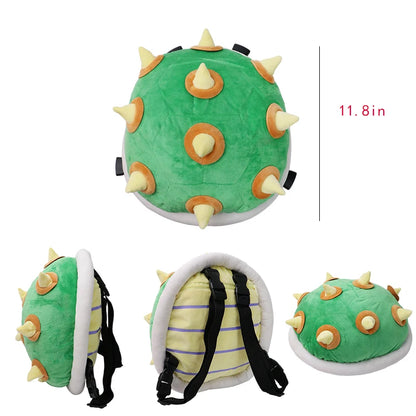 Super Mario Plush Backpack – 9 Styles Including Bowser, Yoshi & Koopa Troopa Cartoon Stuffed Toy Bag