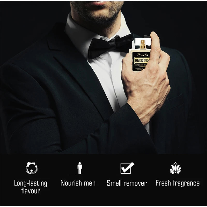 Pheromone Cologne for Men, Light Fresh Fragrance to Attract Women, Business Gentlemen’s Sexy Eau De Toilette