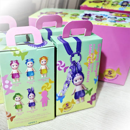 Candy House Angel Keychain Blind Box – Handmade Cartoon Doll Pendant & Mystery Gift