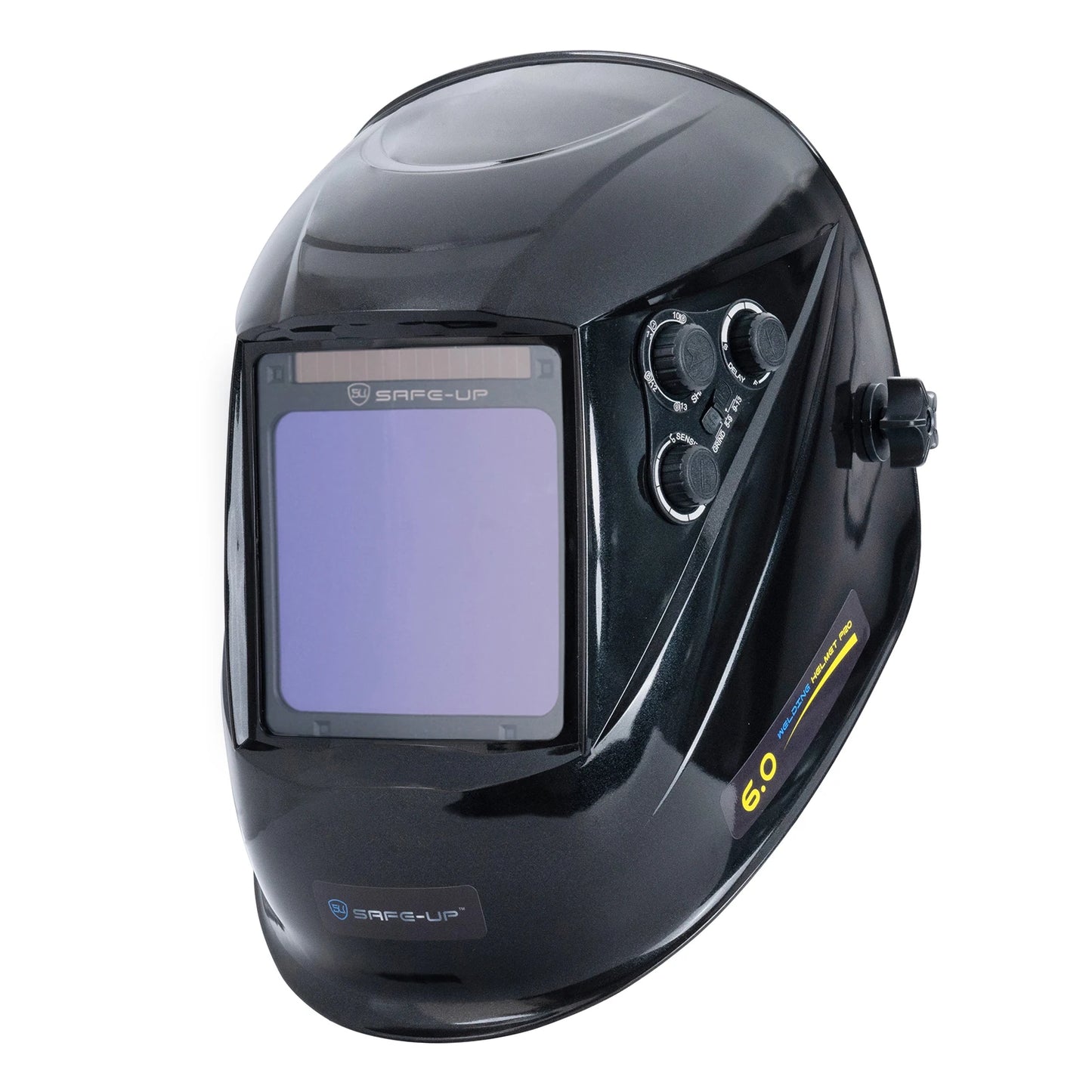 Auto Darkening Welding Helmet – TRUE Color 1/1/1/1 Large View 100x97mm with 4 Sensors for MIG/MAG/MMA