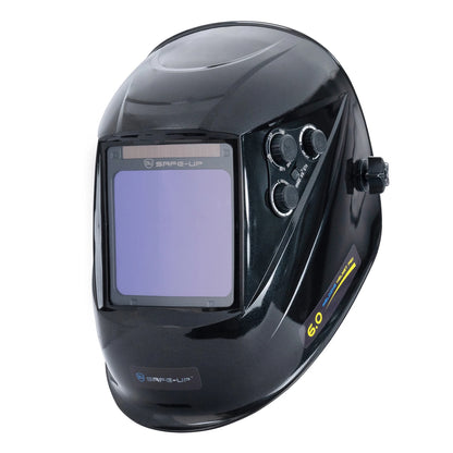 Auto Darkening Welding Helmet – TRUE Color 1/1/1/1 Large View 100x97mm with 4 Sensors for MIG/MAG/MMA