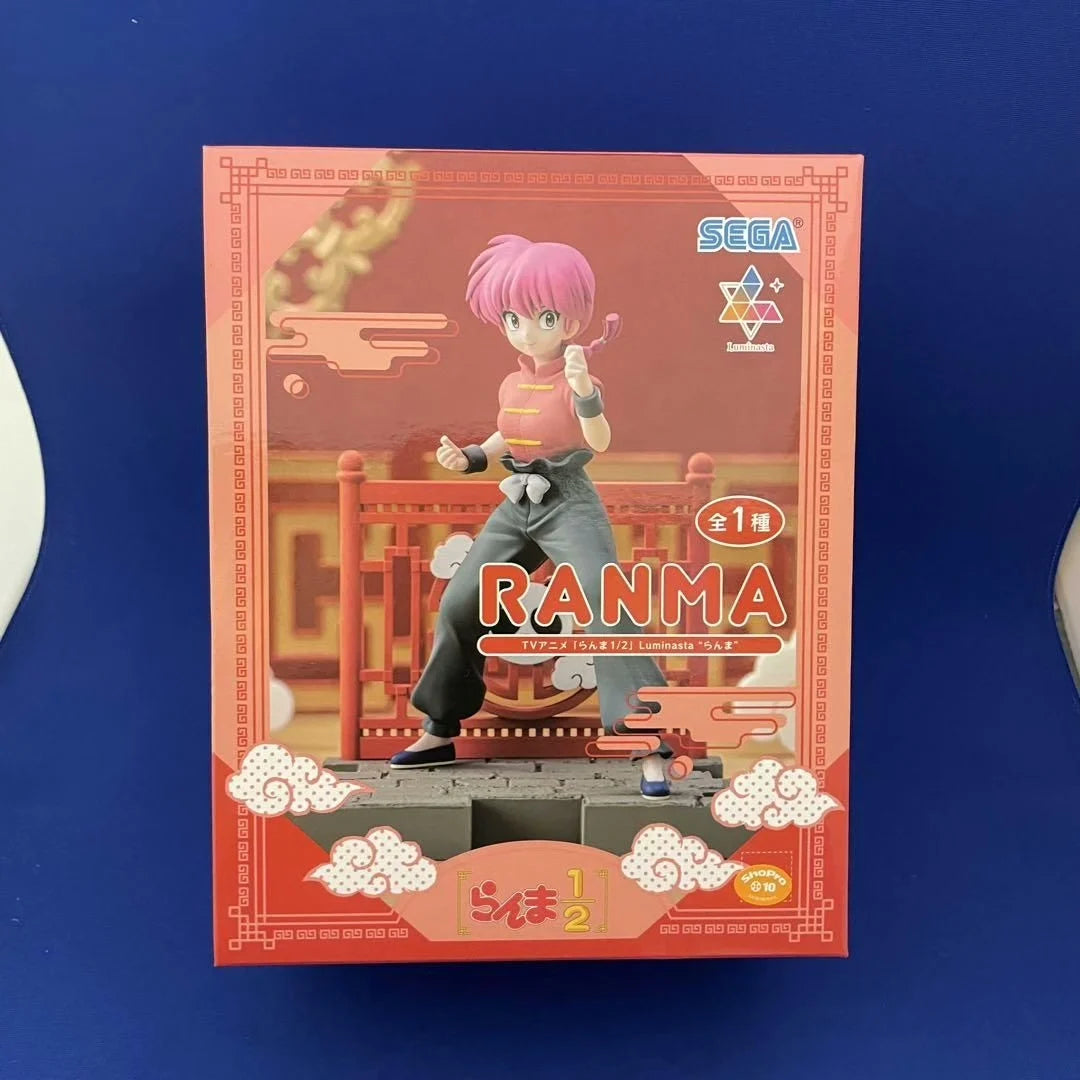Original SEGA Ranma 1/2 PVC Figure – Luminasta Shampoo, Tendou Akane & Saotome Ranma 19cm Collectible Toy