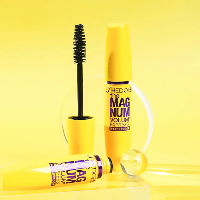 4D Black Mascara – Thickening, Lengthening, Curling, Waterproof Liquid Fiber Formula