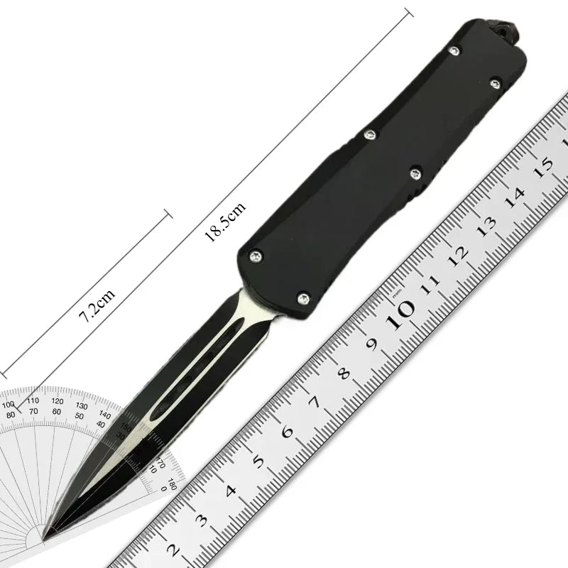A07 Folding Knife — Zinc Alloy Handle, 440C Blade, Multi-Purpose Outdoor Knife for Wilderness, Adventure & Gifts for Men
