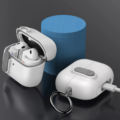 Secure Lock Case for Samsung Galaxy Buds 3 / 3 Pro – Wireless Charging Compatible with Keychain & Cleaner Kit