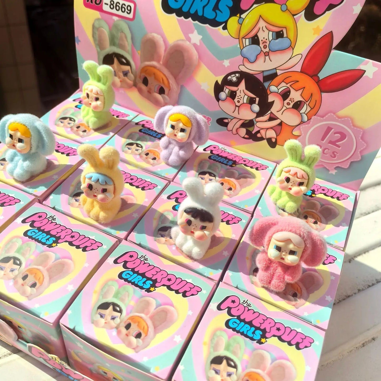 12pc Crying Baby Plush Figurine Blind Box — Cute Cartoon Mini Dolls for Desktop Decoration & Gift
