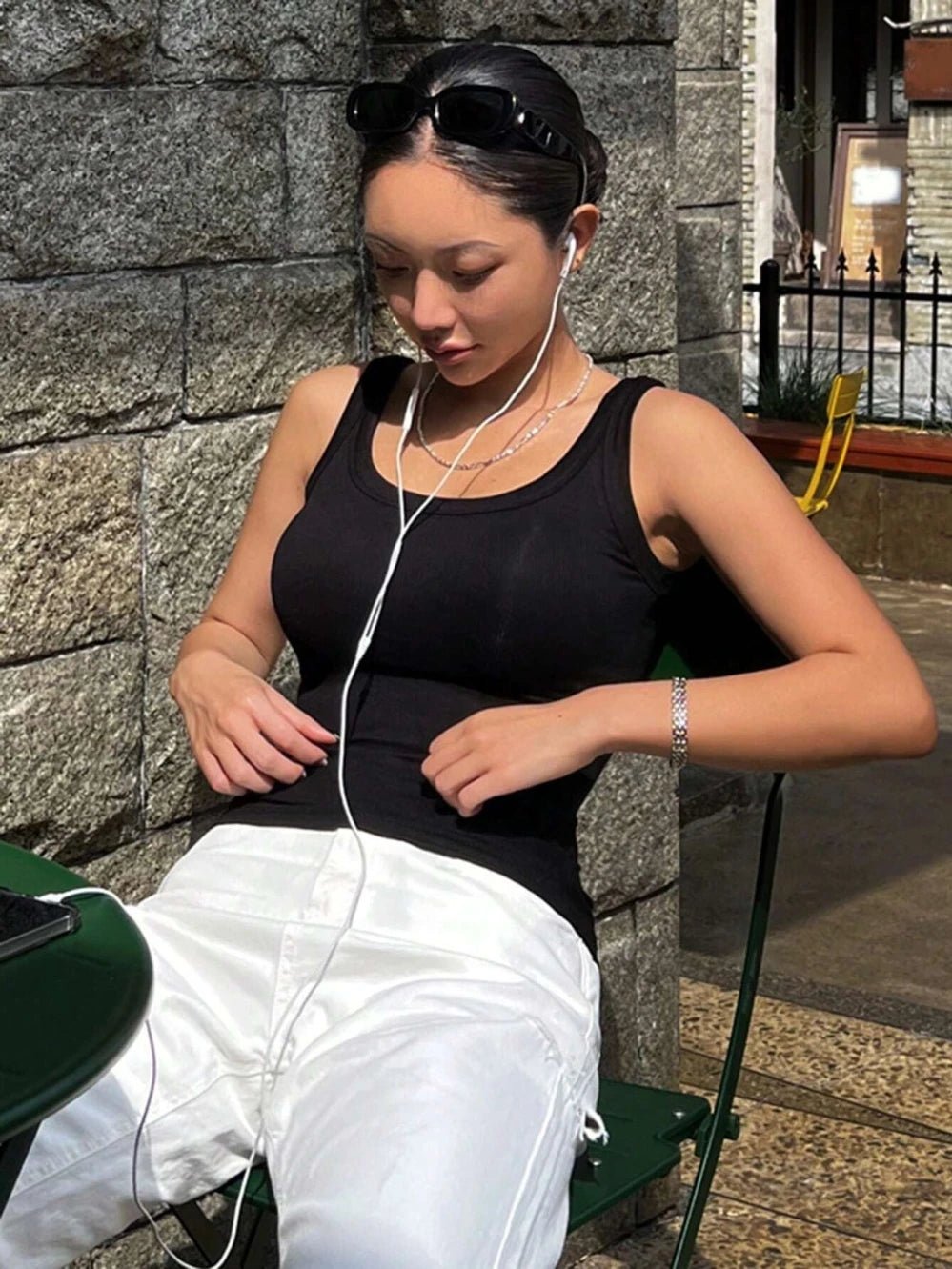 Women’s Camisole Tank Top – Soft Knit Sleeveless Summer Shirt, Tight & Sexy Outerwear Layer