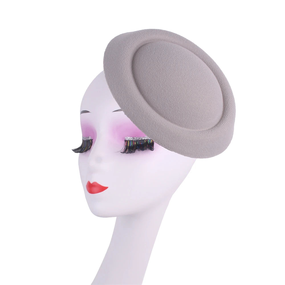 17CM Fascinator Bases for DIY Hair Accessories - Ladies' Wedding Hat, Millinery Cap for Bridal Chapeau