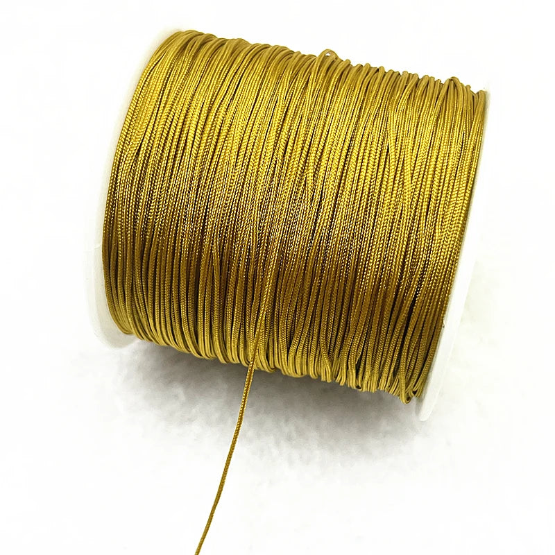 Nylon Macrame Cord Thread (0.4–1.5mm) – Braided DIY Bracelet, Beading & Tassel String