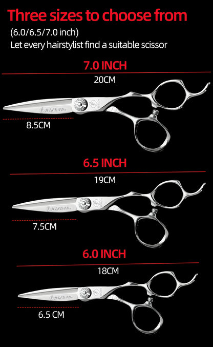 HISADA Professional Hairdressing Scissors – 6.0 Inch VG10 Barber Scissors for Salon Hair Cutting