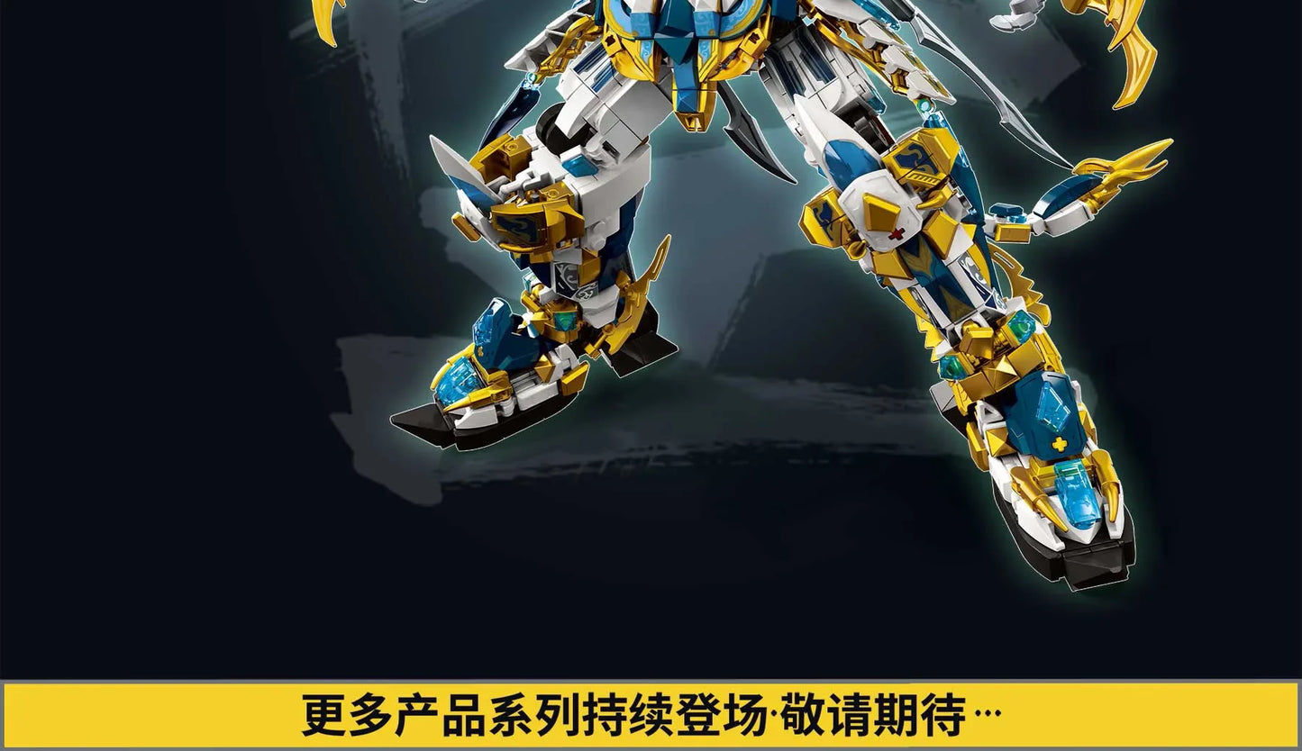 Mech WUKONG Monkey King Building Block Toy Set – ZHAOYUN Robot Hero DIY Bricks for Kids & Boys Gifts