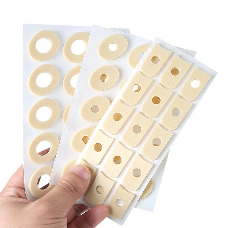 15-Piece Corn Plasters and Foot Callus Cushions - Toe Protection Pads for Friction, Callus Care and Foot Comfort