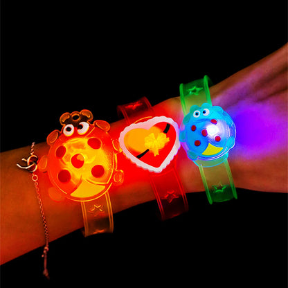 6PC LED Cartoon Light Up Watches - Fun Kids Birthday Party Favors & Wedding Guest Souvenirs