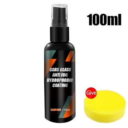 Car Glass Water Repellent Spray – Hydrophobic Anti-Rain Coating for Windshields, Windows, and Side Mirrors