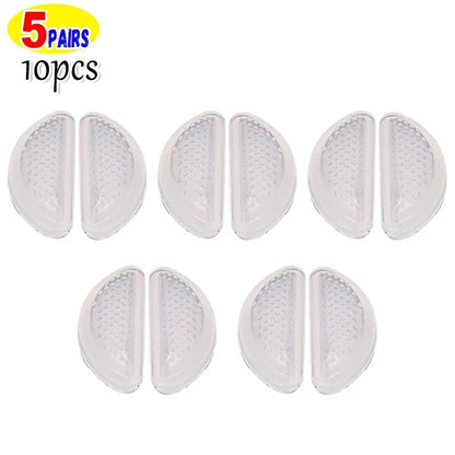 Silicone Glasses Nose Pads – Soft Non-Slip Transparent Air Cushion, Self-Adhesive Eyewear Accessory