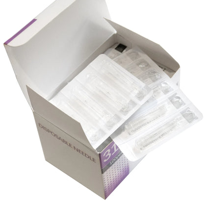 30G-34G Painless Injection Needles — Transparent Syringe Glue Clear Tip Caps, Pharmaceutical Needles (1.5/2.5/4/6mm)