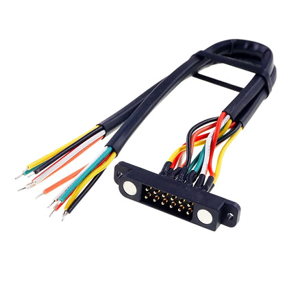 Magnetic Pogo Pin Connector - 2A Spring Loaded Male Female 2.54mm DC Power Socket, 8/10/12/14/16/20 Position Contacts, 1/3/5 Pairs