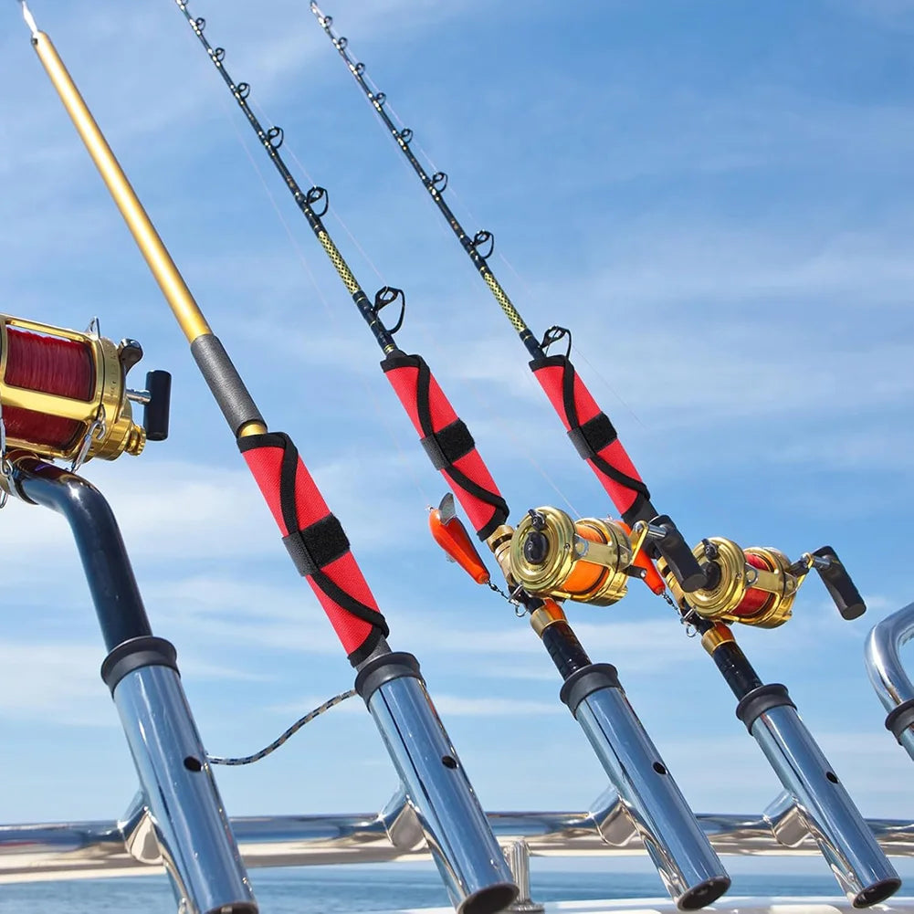 6pcs Lure Wrap Covers — Fishing Bait & Hook Guards for Rod Safety, Protect Fishermen While Fishing