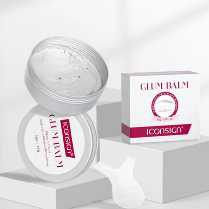 ICONSIGN Lash Glue Balm – Fast Fixing Eyelash & Brow Lifting, Waterproof Wax Beauty Makeup Tool