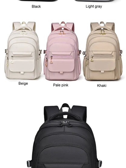 Multi-Layer Waterproof Oxford Backpack - Large Capacity, Stylish Commuter and Student Bag for Out-of-Town Travel