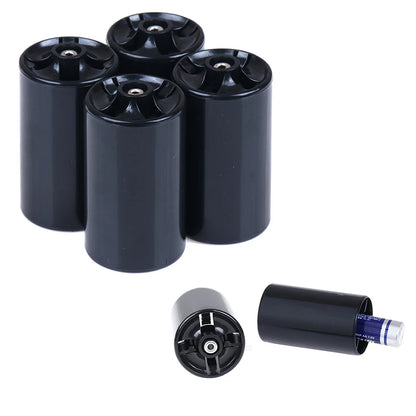 4PCS AA to D Battery Adapter - Universal Cell Converter Holder for Battery Size Conversion