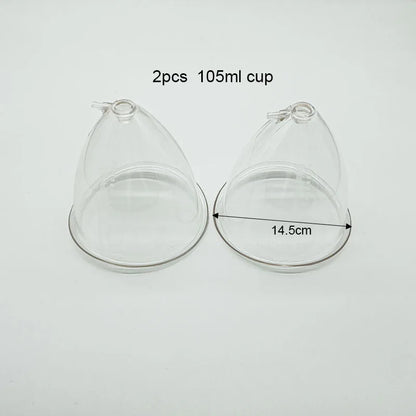 Electric Vacuum Suction Body Massage Device for Chest & Butt Lift, Breast Enhancement & Firming Cupping Therapy Pump System
