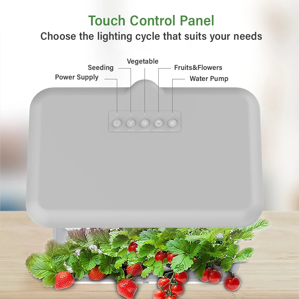 Tuya WiFi Hydroponics System – LED Smart Soilless Indoor Planting Machine with Self-Watering Planter for Home Gardening