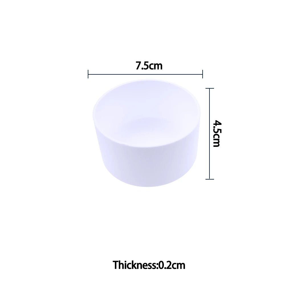 For Better Life , 7.5cm Soft Silicone Cup Bottom Protector Sleeve - Anti-Damage Accessory for Glass Water & Tea Bottles