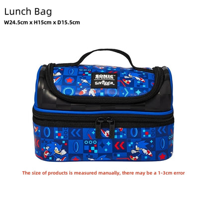 Australia Smiggle Sonic Cartoon Backpack – Kids School Bag Anime Student Gift