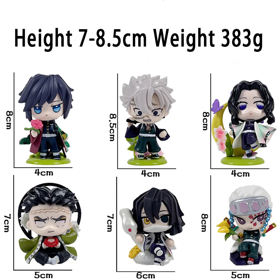 Demon Slayer Tanjiro & Nezuko Figure Blind Box – Anime Cartoon Statue Model Ornament, Creative Surprise Gift