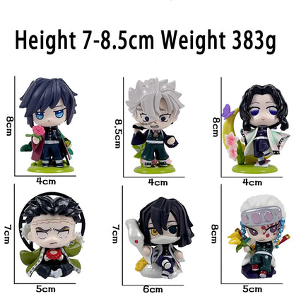 Demon Slayer Tanjiro & Nezuko Figure Blind Box – Anime Cartoon Statue Model Ornament, Creative Surprise Gift