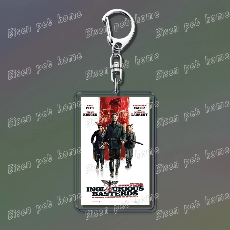 Classic Movie Keychains – Jaws, Fight Club, Avatar Pendant Key Rings for Bags & Fan Gifts