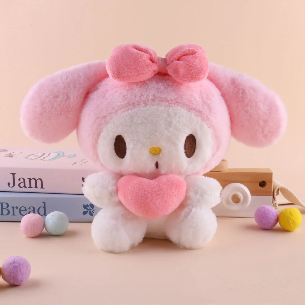 22cm Sanrio Hello Kitty & Kuromi Plush Pillow – Soft Stuffed Animal Toy Gift for Girls (My Melody, Cinnamoroll)