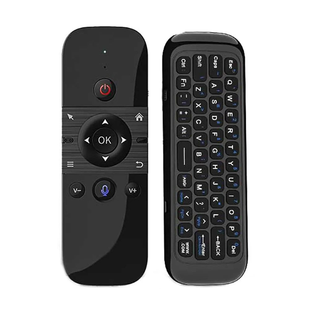 Wireless Air Voice Mouse 2-in-1 – 2.4G Bluetooth Mini Keyboard with Rechargeable Remote, IR Learning for Smart TV & Android TV Box