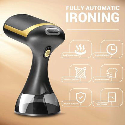 1500W Handheld Steam Ironing Machine – Portable Hanging & Wet Steam Iron for Home Use
