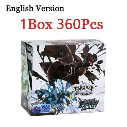 360PCS Pokémon Trading Card Game Booster Set – Prismatic Evolutions Scarlet & Violet English Battle Cards Collection Gift Pack