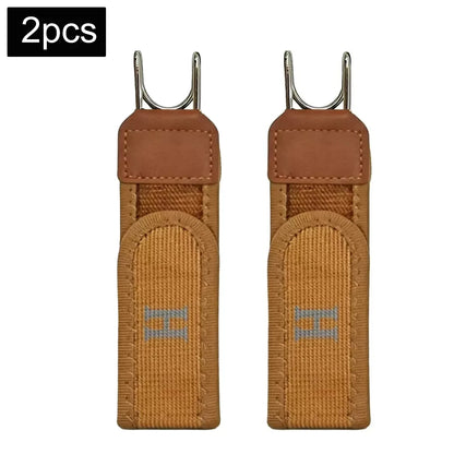 Adjustable Elastic Waistband Buckle - Magic Tape & Metal Hook Waistband Extender