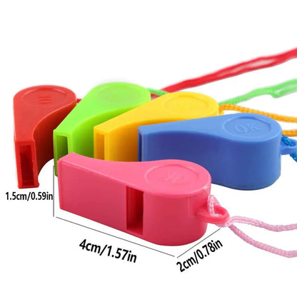 24PCS Colorful Birthday Whistles – Fun Party Toy & Cheer Props for Kids
