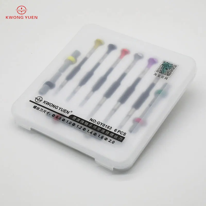 Kwong Yuen Ball Bearing Screwdriver Set – Precision Watch Repair Tool Kit