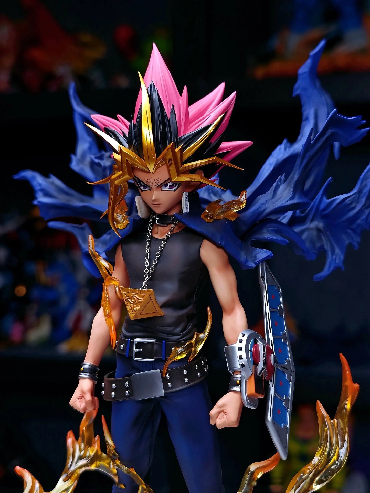 Yugi Muto Duel Monsters Action Figure - 28cm Dark Game PVC Statue, Collectible Figurine & Kids Toy Gift