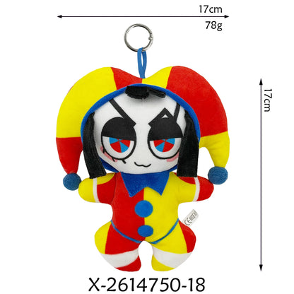 20cm The Amazing Digital Circus Plush Pendant - Caine & Jax Rabbit Plush Keychain, Anime Bag Charm & Collectible Gift