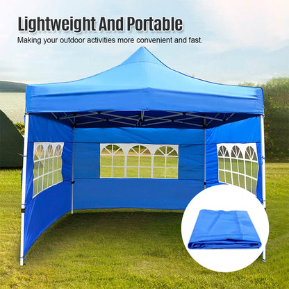 Outdoor Tent Sidewall with Window – Waterproof, Wear-Resistant, UV-Resistant Curtain for Camping Tents