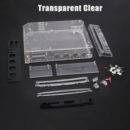 11 Colors Replacement Full Case Cover for Wii Game Console – Black, White, Blue, Transparent Housing Shell with Buttons & Retail Packing