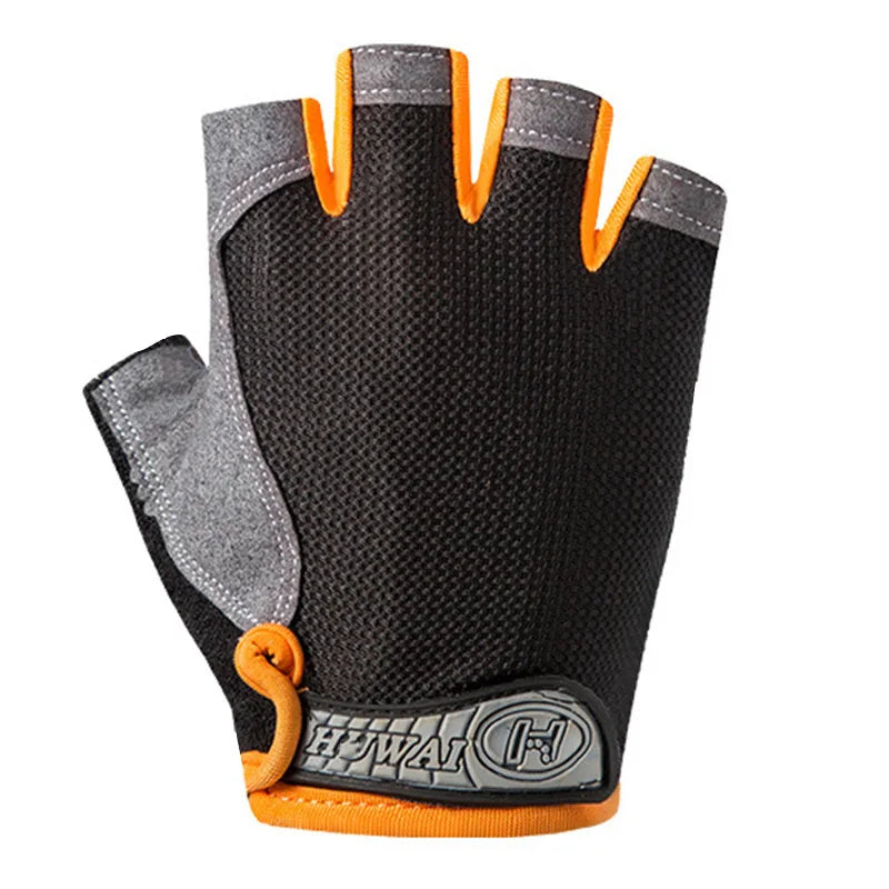 Half Finger Cycling Gloves – Anti-Slip, Breathable, Anti-Sweat & Shockproof for Men & Women