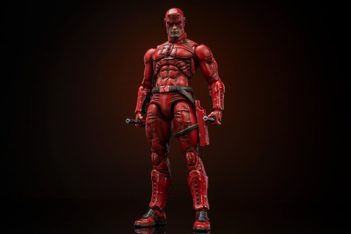 FlefToys Marvel Daredevil Action Figure — 8" Classic Red Shadowland Reborn Black, Devil Defenders Matt Murdock Legends In Stock