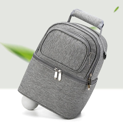 Folding Large-Capacity Breast Milk Storage Backpack – Portable Crib Bed, Mommy Outing Bag with Insulation for Baby