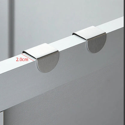Hang with Ease: Z-Shaped Stainless Steel Door Hook – Your Stylish Organizer Tool for Bathroom Cabinets and Beyond